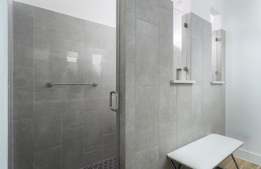 Tile-Surround Shower