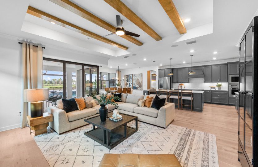 Open and connected living spaces