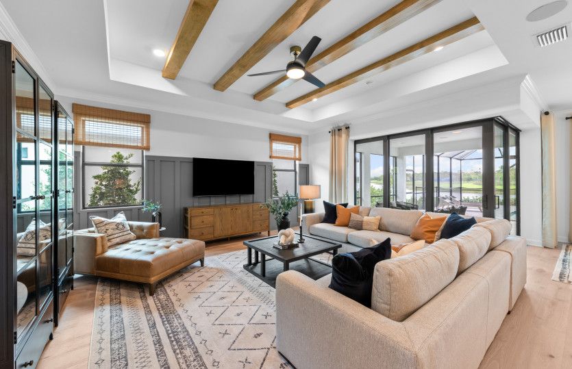 Gathering room with natural light