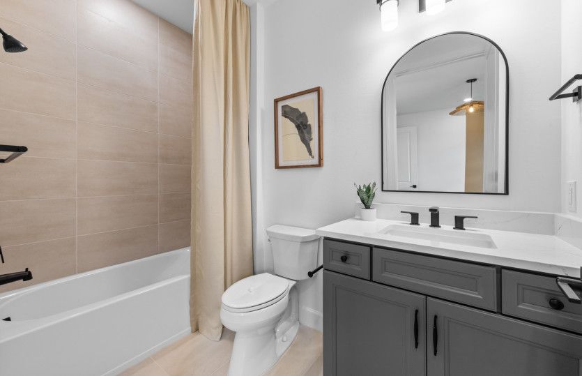 Secondary bathroom