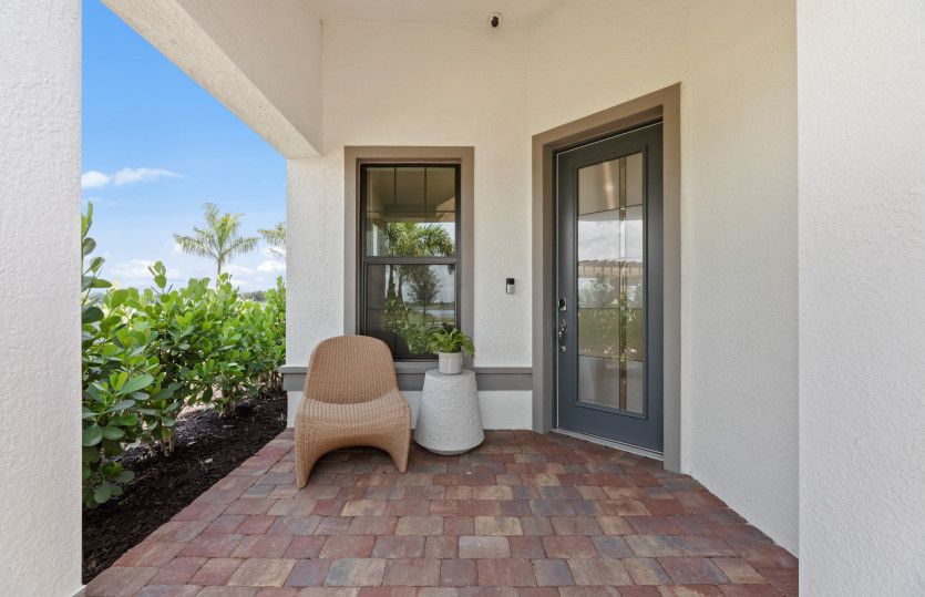 Relaxing front porch