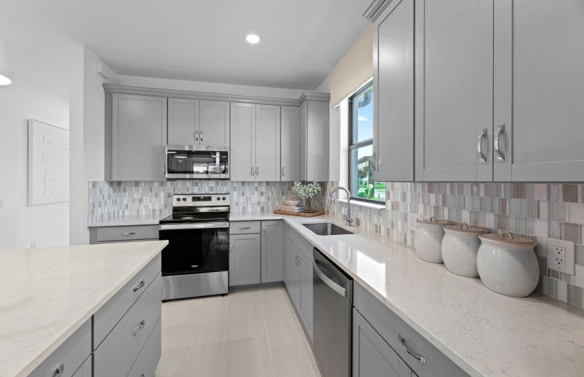 Chef-inspired kitchen with designer finishes