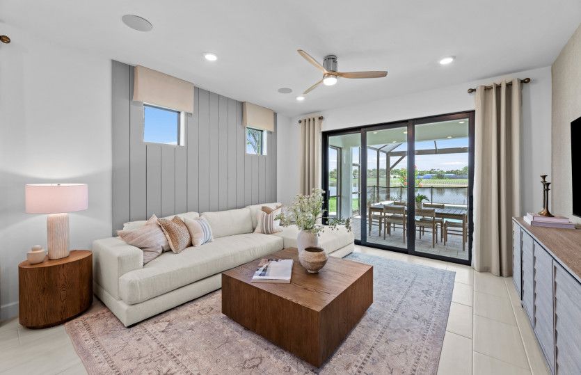 Spacious gathering room