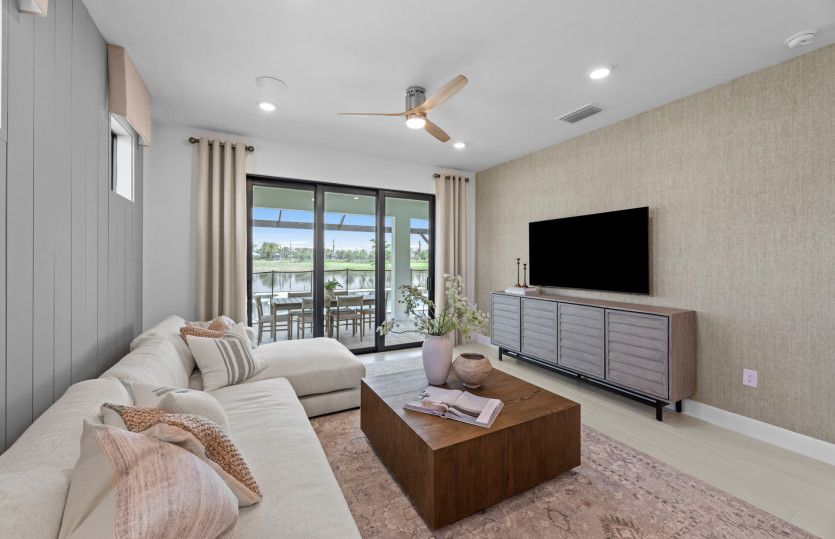 Spacious gathering room