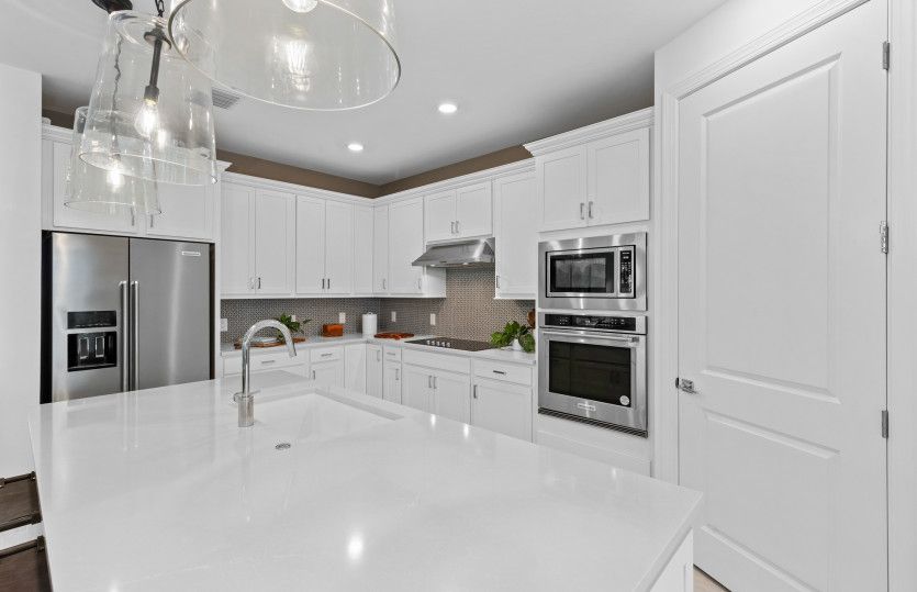 Kitchen with designated pantry