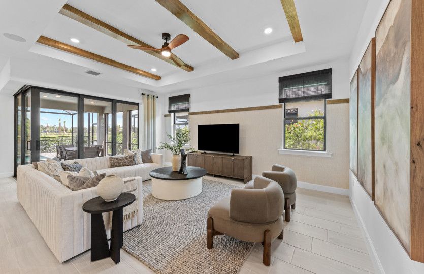 Spacious gathering room