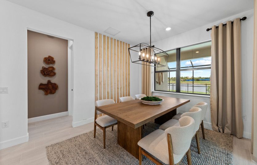 Designated café-dining space, great for dinner parties