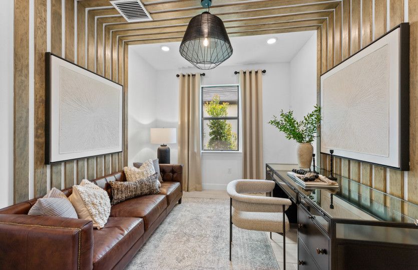 Flex room with optional French doors, great space for a home office