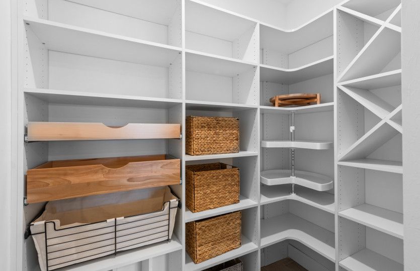 Spacious pantry