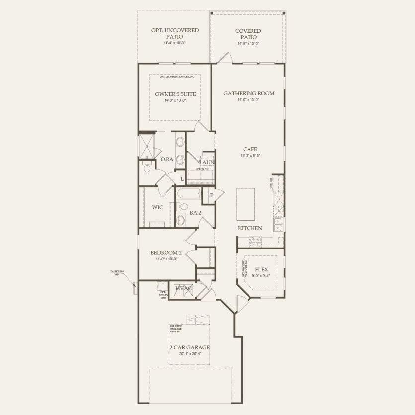 First Floor 2 br / 2 ba