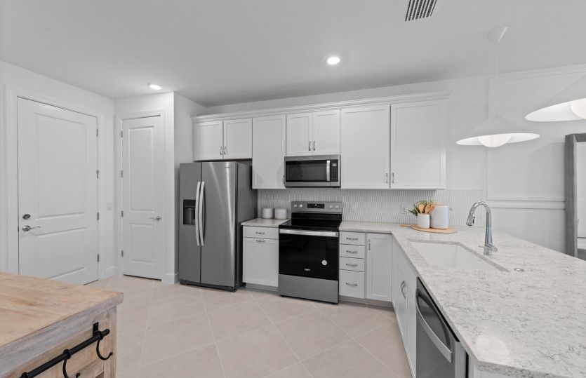 Spacious kitchen is the perfect place to cook