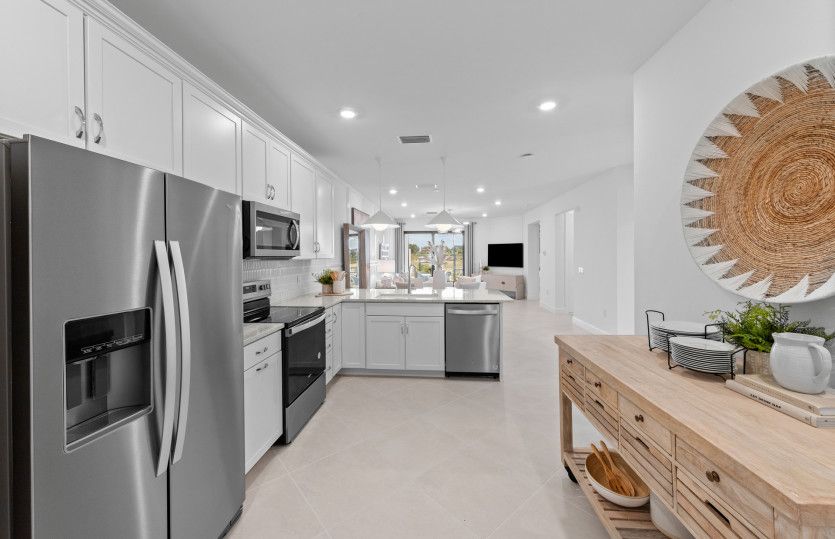 Kitchen with ample storage