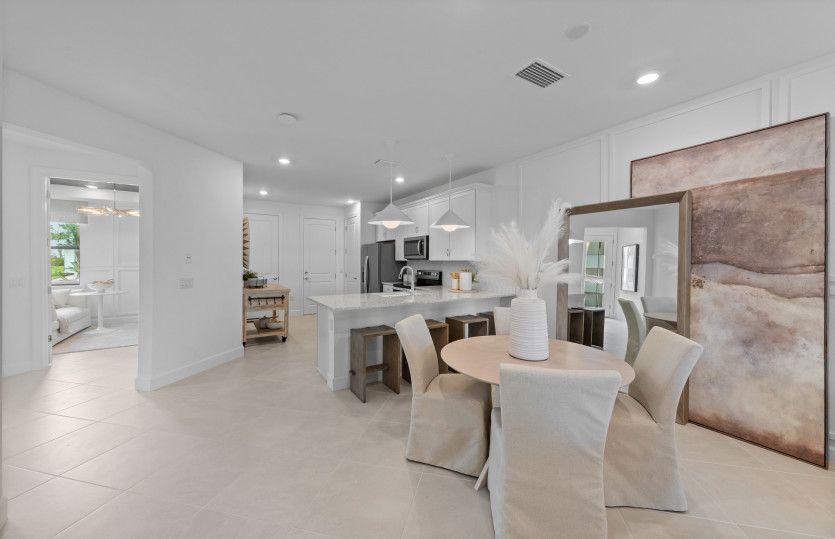 Café off the kitchen