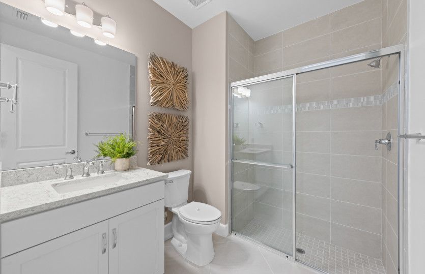 Secondary bathroom