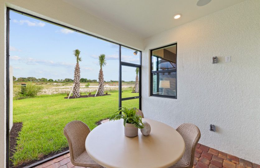 Screened-in covered lanai