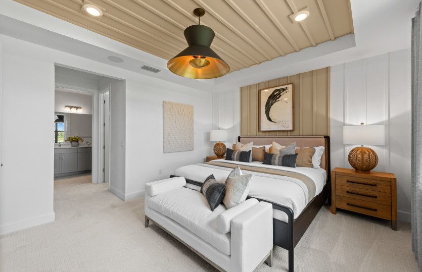 Spacious owner's suite with optional tray ceiling