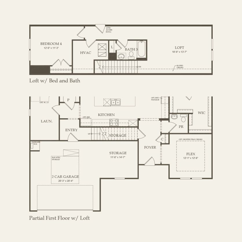 Second Floor 2 br / 2.5 ba
