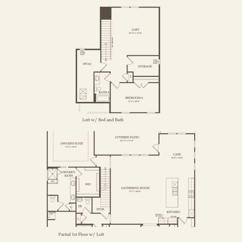 Second Floor 2 br / 2.5 ba