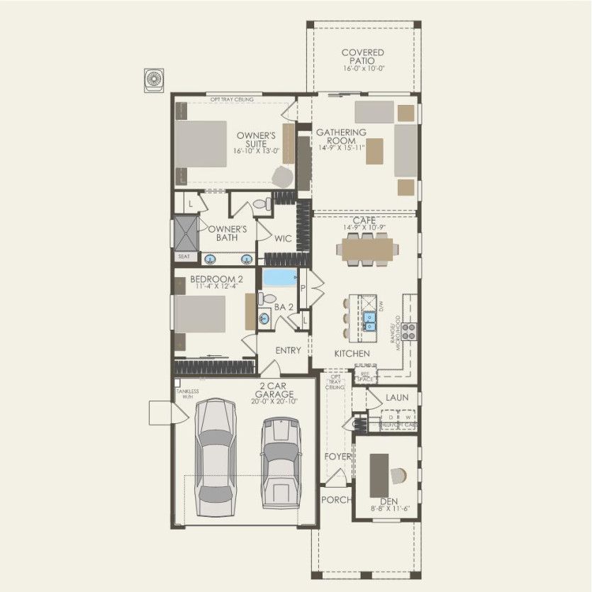 First Floor 2 br / 2 ba