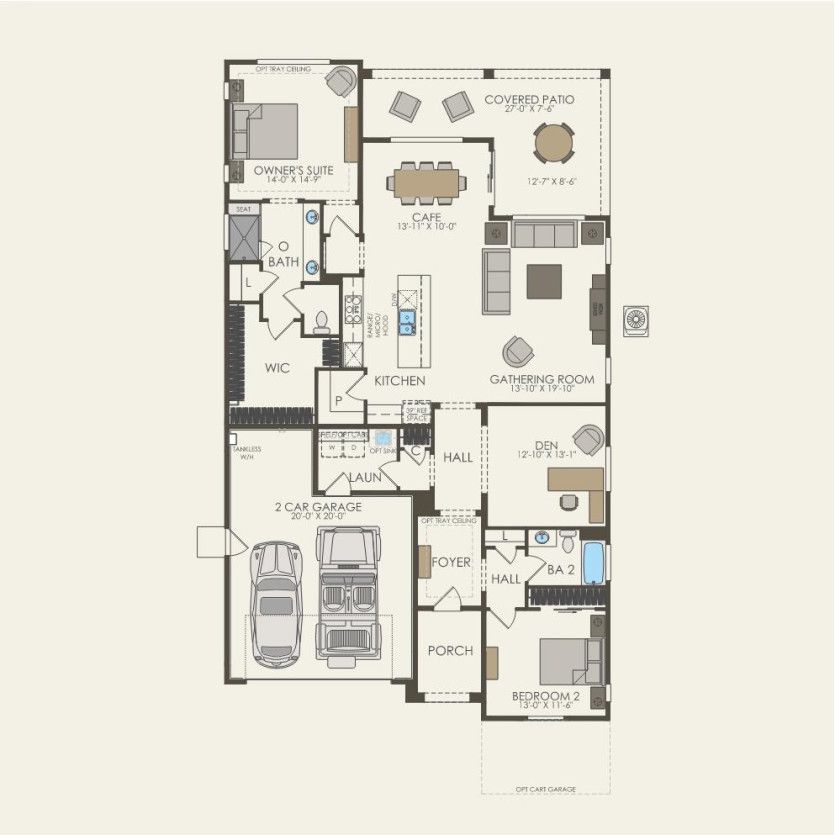 First Floor 2 br / 2 ba