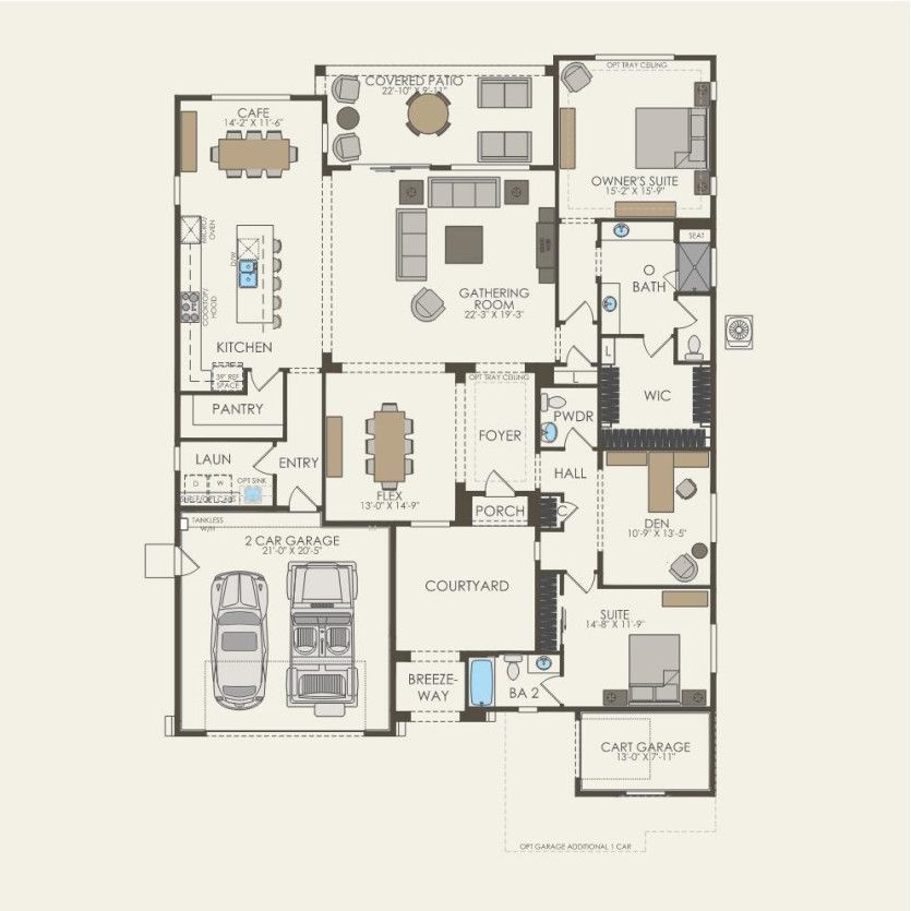 First Floor 3 br / 2.5 ba