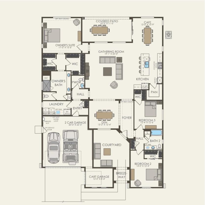 First Floor 2 br / 2.5 ba