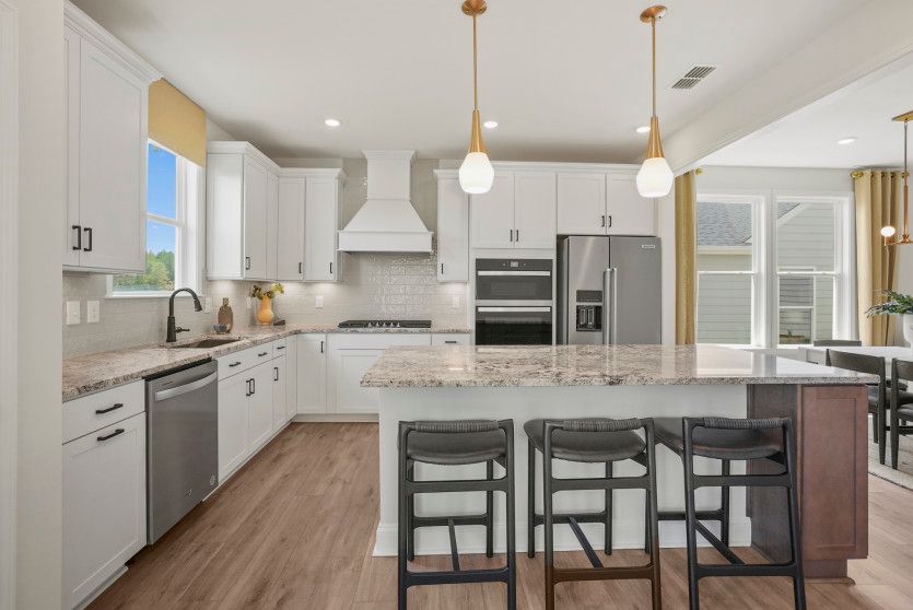 Beautiful Open Kitchen with Island
