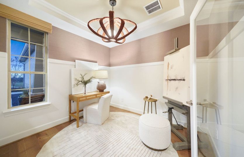 Model Representation | Flex room, perfect for a home office or art studio