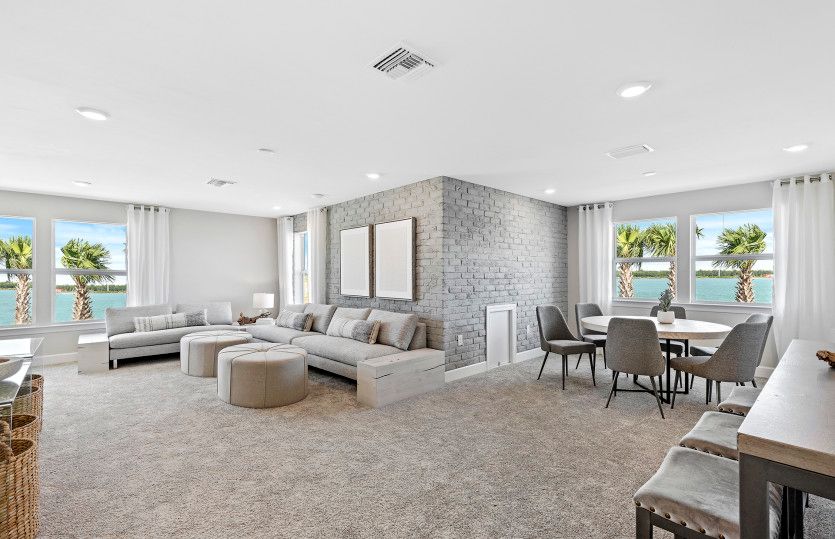 Open loft with gathering space
