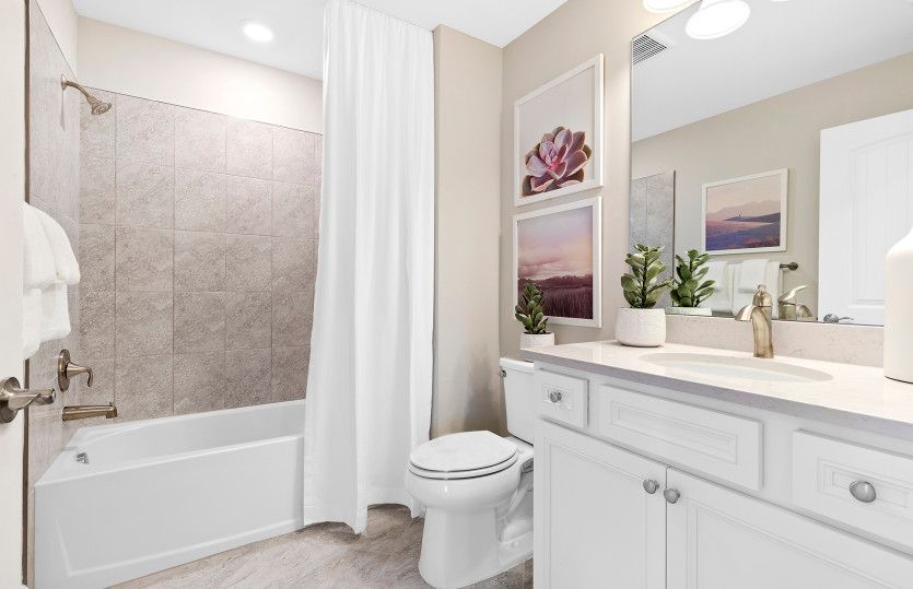 Bathroom located in the loft