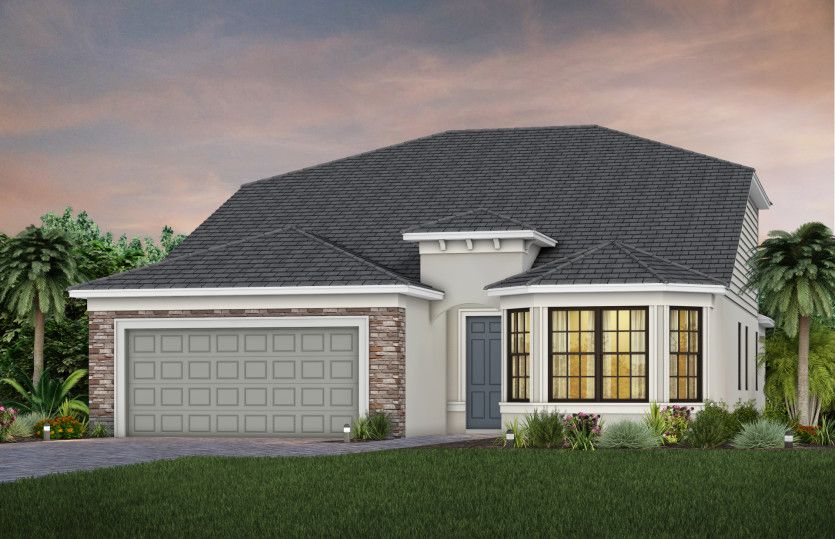 Exterior FM3 with stone