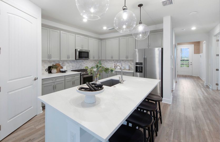 Bright and open kitchen