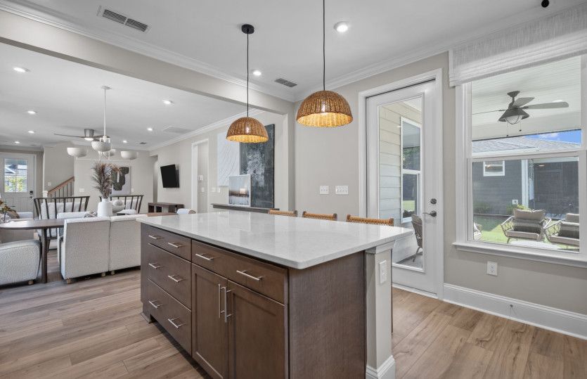 Kitchen Leading to Screened-In Patio