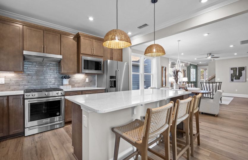 Large Kitchen Island with Seating