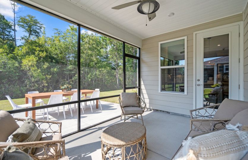 Screened-In Patio off of Kitchen