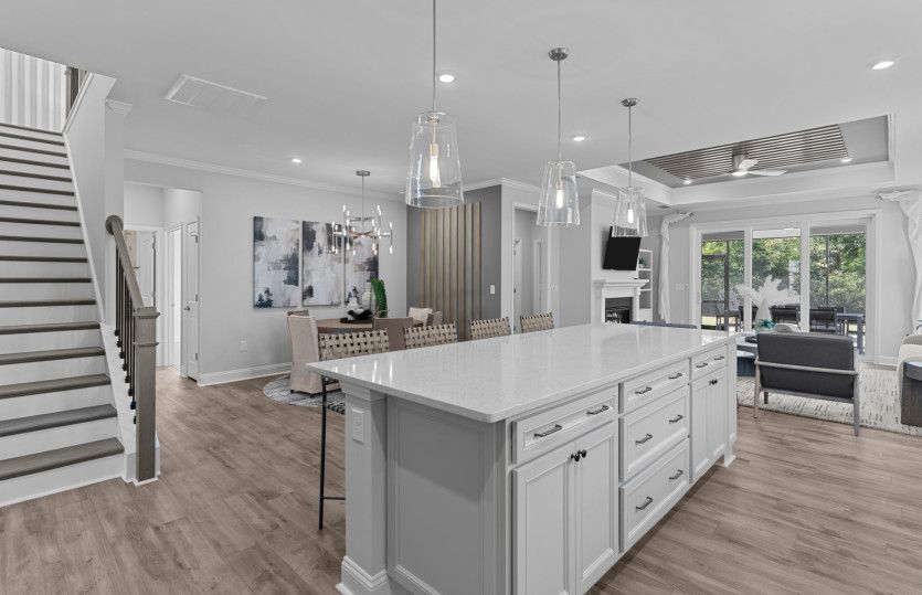Large Kitchen Island with Storage