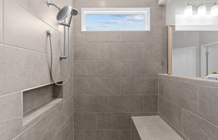Spacious Owner's Bath with Zero-Entry Shower