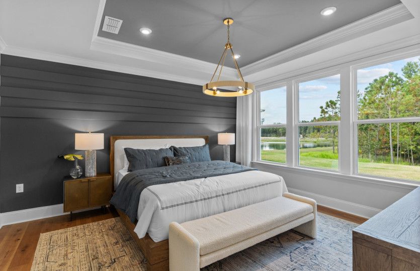 Spacious Owner's Bedroom to Welcome You at the End of the Day