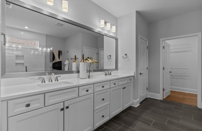 Stunning Vanity in Owner's Bathroom