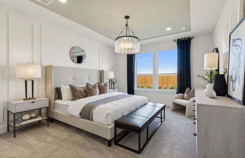 Spacious owner's suite*model representation