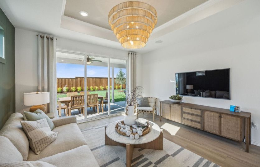 Gorgeous sliding doors in gathering room