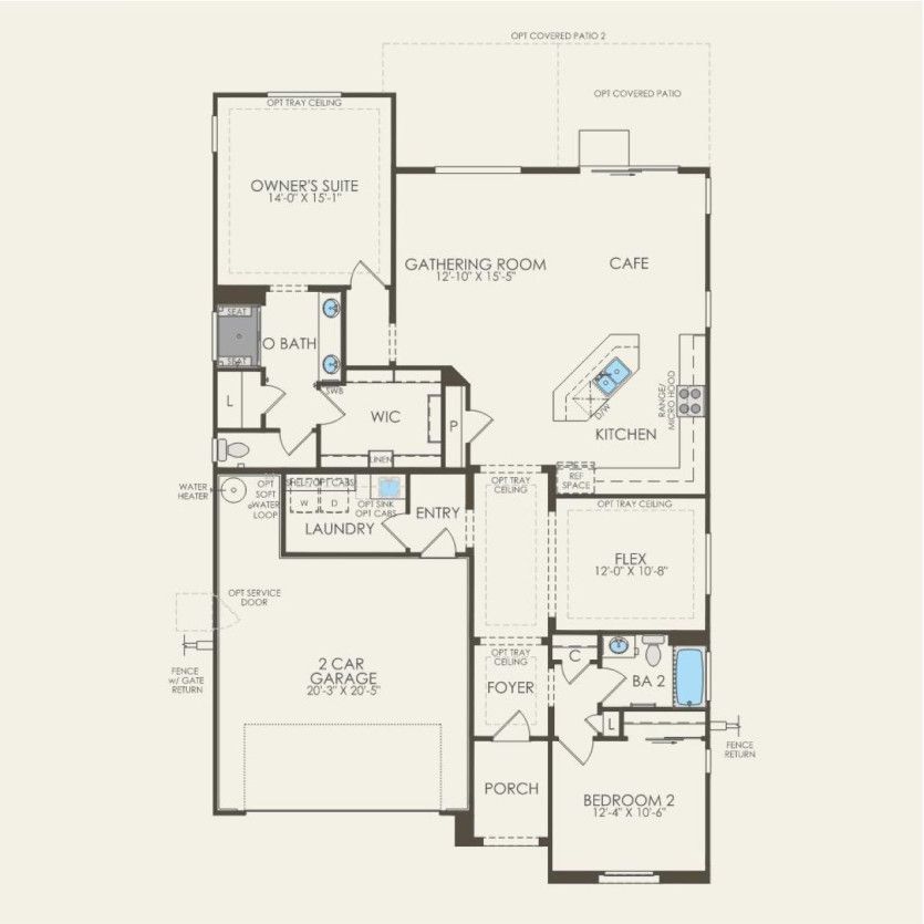 First Floor 2 br / 2 ba