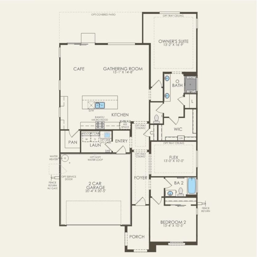 First Floor 2 br / 2 ba