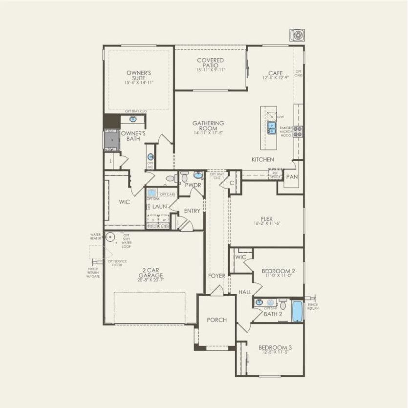 First Floor 2 br / 2 ba
