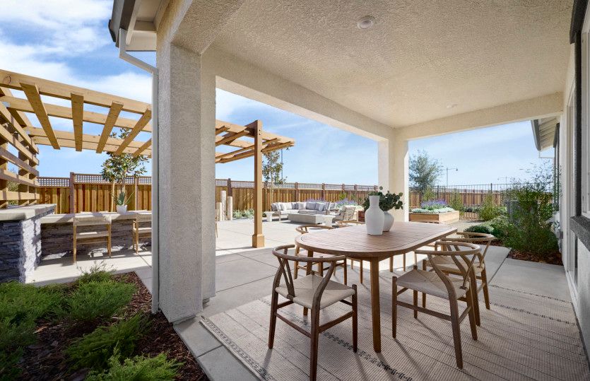 Large patio for entertaining