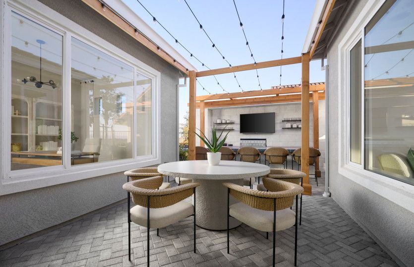 Patio off kitchen, perfect for entertaining