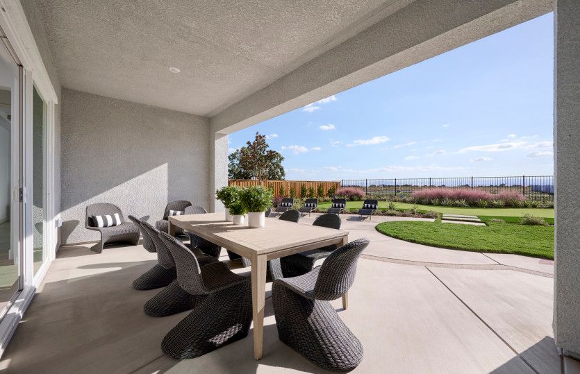 Backyard patio