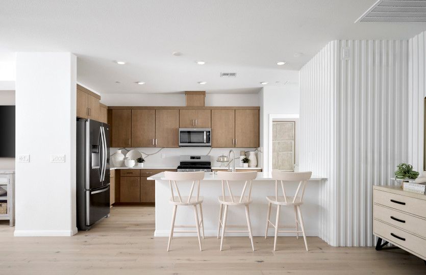 Open kitchen area