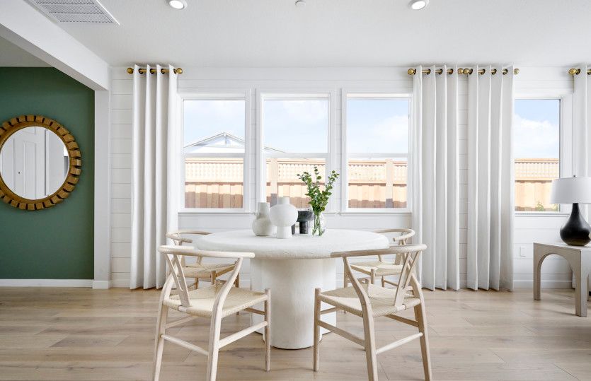 Open dining room