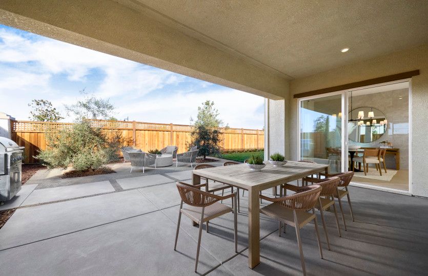 Backyard patio